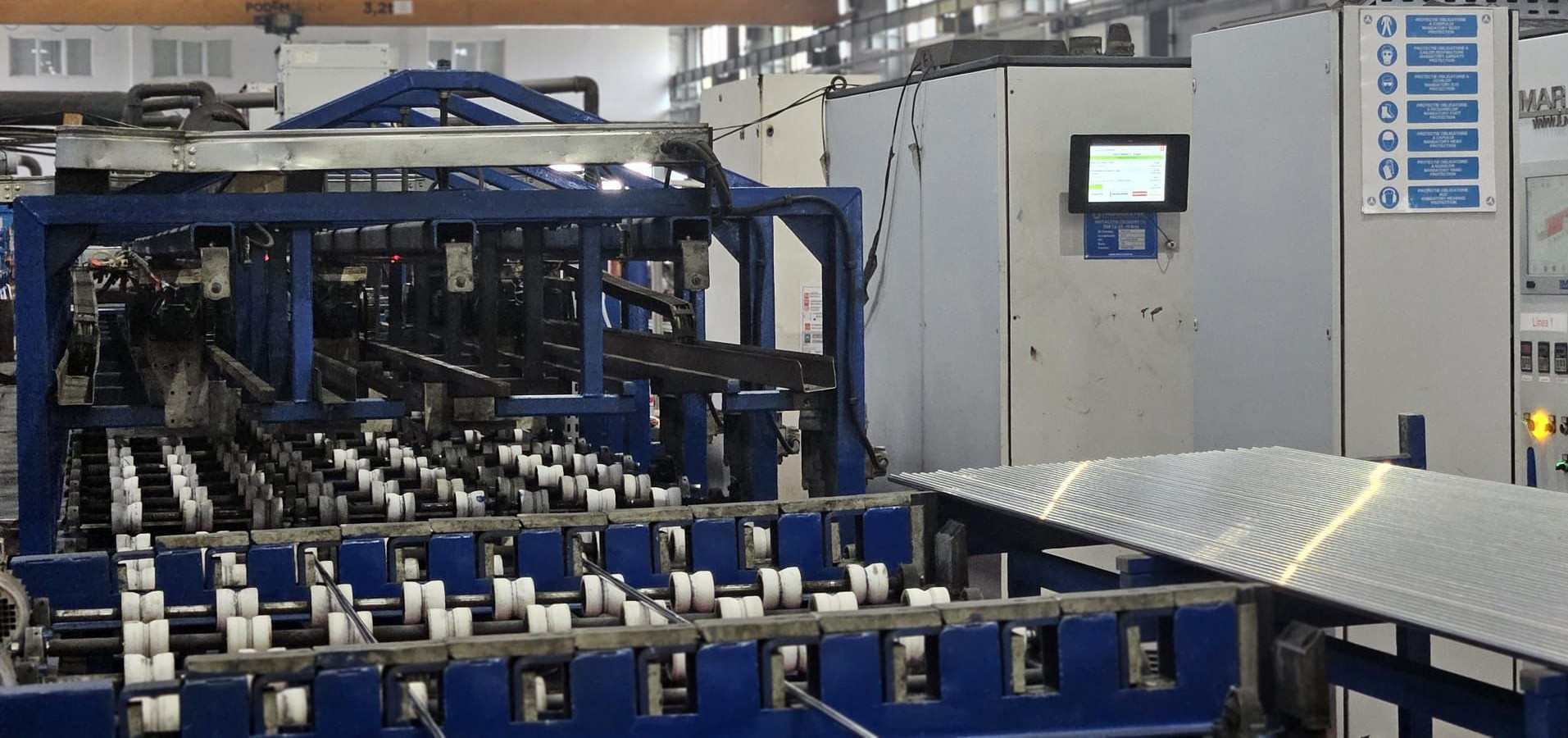 Tristar Steel conveyor line